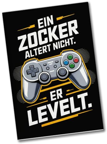 Gaming-Controller Zocker Levelt Souvenir Souvenir Magnet für Gamer, lustiger Souvenir Magnet mit Spruch