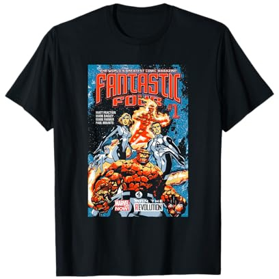 Fantastic Four Comic Cover T-Shirt