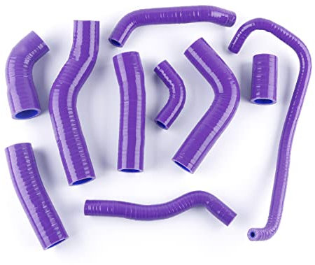 ASYXPCRH Compatibile con tubo refrigerante in silicone per radiatore Yamaha YZF R6 YZFR6 2006-2020 (viola)