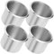 4 Pièces Porte Acier Inoxydable pour Support de Encastré pour Tables Consoles de Conducteur Sièges de Compact