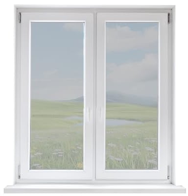 Wärmeschutzfolie Fenster 80 x 200 cm mit Uv-Schutz Und Hitzeschutz Selbstklebend Sonnenschutzfolie Sichtschutzfolie Glasfolie für Fenster Außen & Innen, Silber