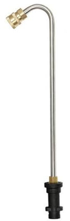 Accessorio per pulitore per grondaie a pressione, in acciaio inox, prolunga angolata, ricambio per Karcher K2 K3 K4 K5 K6 K7, bacchetta di estensione 4000 PSI