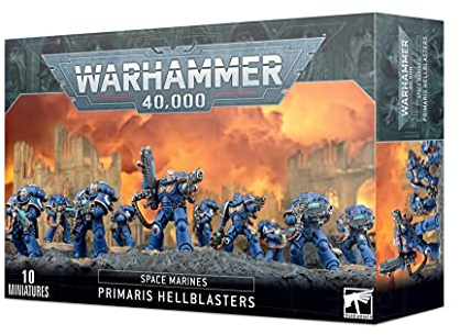 Games Workshop 99120101189 Space Marines Primaris Hellblasters Plastic Kit, Black, for 12 years to 99 years