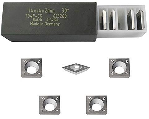 Hartmetall-Wendeplatten-Messer für Spiralköpfe, 10er Pack (14mm LängeX14mm Breite X2.0mm Dicke-30 *)