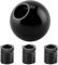 Car Schaltknauf, Universal Schaltknauf, Runde Kugelform(Schwarz)