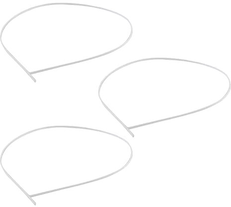 Othmro Lot de 3 Baguette de Soudure en Plastique PP, Longueur 1M, 5×2,5mm(BxTHK) Baguette de Soudure pour Réparation de Coque en Plastique PP, Baguette de Soudure pour Réparation Plastique, Clair