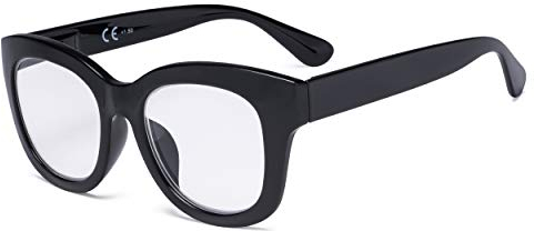 Eyekepper Übergroß Lesebrille - Retro Lesehilfe für Frauen - Schwarz +1.50