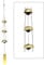 YeBon Feng Shui Windspiel, Kupfer, zum Aufhängen, Dekoration, Garten, Fenster, Dekoration, ideal als hochwertiges Geschenk (Gold)