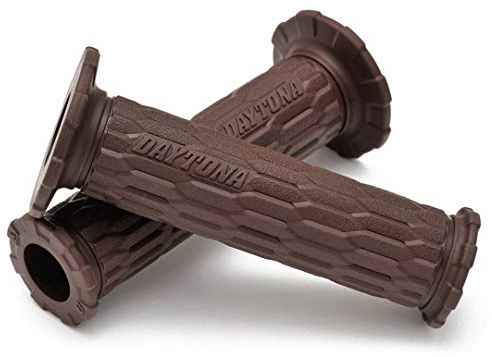 Daytona 88570 Motorrad Griffgummi Set GGD-AMI, 7/8“ (22,2mm), 125mm, offenes Ende, braun