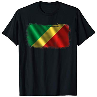 République du Congo Drapeau national congolais T-Shirt
