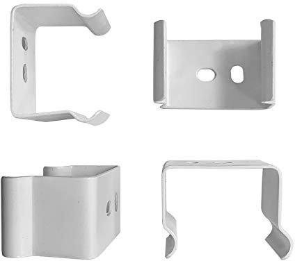 The Bath People Pinta Horizontal Radiator Brackets - White