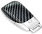 KENDDEEL Carbon Fiber Texture Key Shell Fob Battery Cover Carbon Fiber Key Cover Compatible with Mercedes-Benz A220 E63S E-Class CLS Class 2019-2021, Black