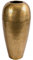 Elegante Vase Oriental 49cm Gold Hammerschlag Design Blumenvase Dekovase Wohnaccessoire Dekoration