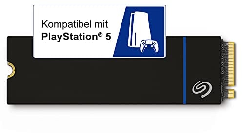 Seagate Game Drive M,2 SSD pour PS5, 4 to, SSD Interne - NVMe 1,4 PCIe 4e génération, jusqu'à 7 250 Mo/s avec dissipateur de Chaleur (ZP4000GP3A4001)