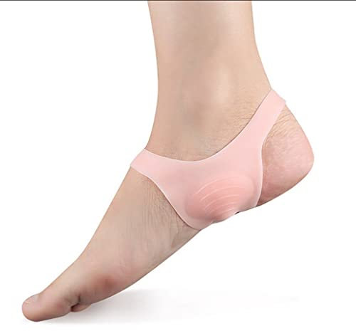 CAZARU Manchon de Correction en Silicone pour Coussinet de voûte Plantaire, Chaussettes de Soutien Plat, à l'intérieur et à l'extérieur Huit Coussinets de Massage des Jambes en Forme de XO,