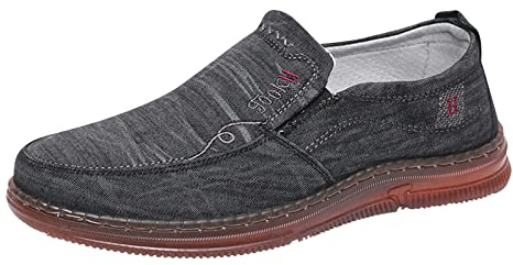 Scarpe da Camminata Uomo Scarpe da Camminata Uomo Senza Lacci Scarpe Uomo Ginnastica Stivali Gomma Uomo 43 2023 Sneakers Nere Uomo 2-Nero 12.99