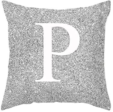 874 Kissenbezug Buchstaben Englische Alphabete Dekokissen Kissenhülle Moderne Kissenbezüge Outdoor Kissenhülle Für Büro Schlafzimmer Sofa 45x45 cm