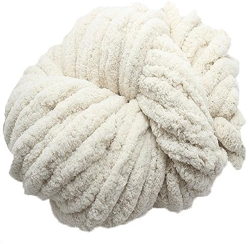 Gomitolo di Filato Grosso Filato Morbido di Ciniglia, Gomitolo di Filato per Lavori A Maglia, Filato di Lana per Uncinetto E Maglieria Coperte Sciarpa Cappello, Hobby Creativi DIY (Color : 17@, Siz