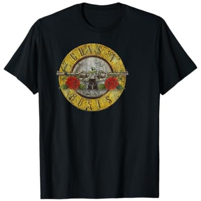 Guns 'n' Roses Vintage Bullet Logo Rock Music Band T-Shirt