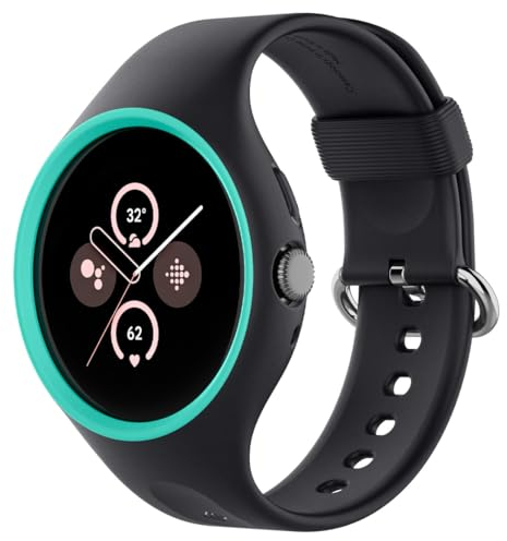 Caseology Nano Pop Hülle kompatibel mit Google Pixel Watch 3 45 mm (2024) – Prune Charcoal