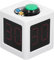 Professioneller Shoot-Timer-Würfel, HD-Display, Editierbare Voreingestellte Zeiten, Poker-Shot-Uhr, Kleiner und Tragbarer, Batteriebetriebener Countdown-Timer (EU-Stecker)