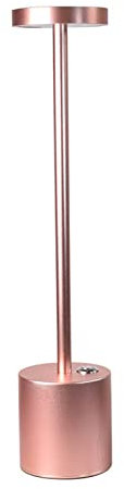 HJJEFRNO Lampe de Bureau Portable sans Fil à intensité Variable Rechargeable Lampe de Bureau(04 Rose Gold)