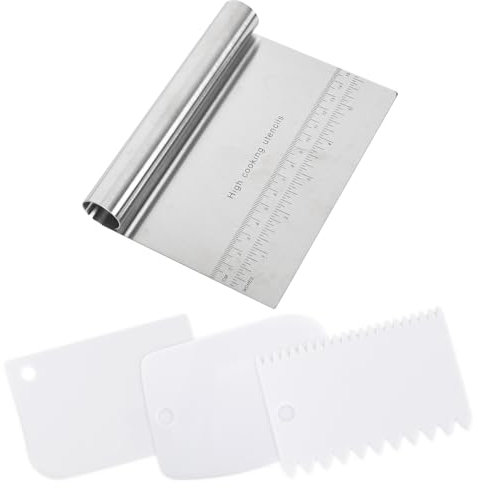 Raschietti per impasti multifunzionali - Perfetto per amanti della cottura, Tagliapasta, Spatola da pizza, Tarocco da cucina