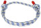 Bracciale nautico regolabile in corda sottile, braccialetto colorato uomo donna (Grigio)