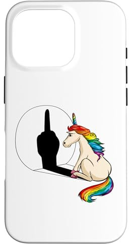 Einhorn Handyhülle Lustige Einhorn Hülle für iPhone 16 Pro