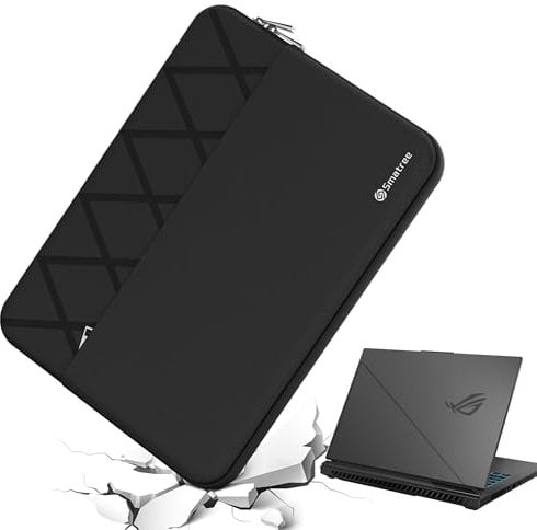 Smatree Housse pour Ordinateur Portable 18 Pouces pour ASUS ROG Strix Scar 18 2025/2024/2023, ASUS ROG Strix G18 2025/2024/2023 Gaming Laptop, étui de Protection avec Poche pour Accessoires (E813)