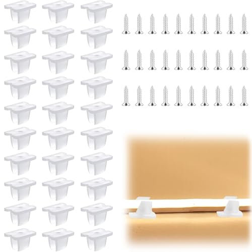 30 Stück Wsserdichter LED-Lichtstreifenclips,LED Strip Halterung,LED Strip Befestigung,LED Streifen Montagehalterung Clips,passend für 5 mm bis 6 mm Silikon LED Streifen Halterung,Inklusive Schrauben