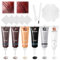 Luziyun Crema De Reparación De Cuero, Cuero Liquido Reparador, 6 Colours Kits de Reparación de Cuero de Sofá Mezclable, Reparador Cuero para Sofá, Chaqueta de Cuero, Zapatos, Abrigos