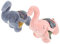UPKOCH 2st Elefant Puppe Kuscheltiere Für Geburtstag Tierpuppe Kleiner Plüschelefant Stofftier-plüschpuppe Monster Stofftier Elefant Cartoon-plüschtier Puppenhaus Pp Baumwolle