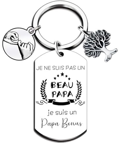 Lumengqi Porte-clés Cadeau pour Papa - Fete Des Peres Original de Fille et Fils