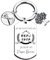 Lumengqi Cadeau de Papa Porte clés Papa Cadeau de Fête des Pères, Cadeau Papa Original Meilleur Papa Cadeau Papa, Porte-clefs Papa,Cadeau Baptême, Cadeau Homme,Porte-clés Hommes Cadeau Noel Papa
