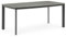 IDIMEX Gartentisch TAVOLO mit Steinplatte 180x90 cm, anthrazit - wetterfester Outdoor mit Tischplatte aus Sinterstein, Garten Esstisch für 6-8 Personen, Terrassentisch