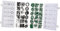 VILLCASE 495 Pièces joints automatiques de joints à C.A. anneau Scellage compresseur silicium jeu de joints bague d'étanchéité pour auto Caoutchouc