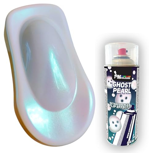 PMcolours Irisierender Flip-Flop Ghost-Effekt Perlmutt MultiColor Farbe, Sprühdose 400 ml (grün Emerald Whisper)