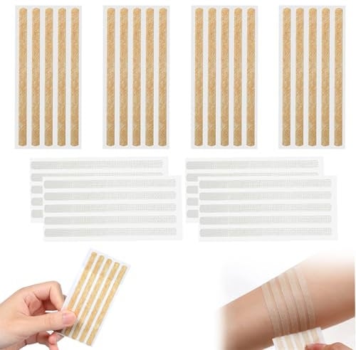 Wundnahtstreifen 40 Stück Wundverschlussstreifen Klammerpflaster Wundnahtstreifen-Strips Nahtmaterial Wundverschluss Streifen