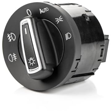 LST Scheinwerfer Lichtschalter Hauptlicht Automatikfunktion kompatibel mit VW Polo 6R T-Cross Seat Arona Ateca Ibiza IV V Leon 5F Toledo IV