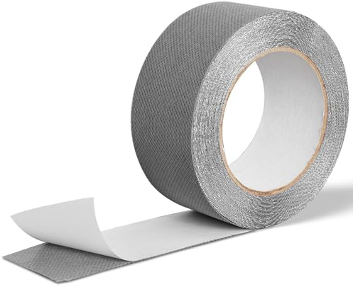 Bubuny Kantenverschlussband für Hohlkammerplatten, 5cmx25m Klebeband Doppelstegplatten Antidust Schimmelschutz, Antistaubband für Gewächshaus Platten Polycarbonatplatten