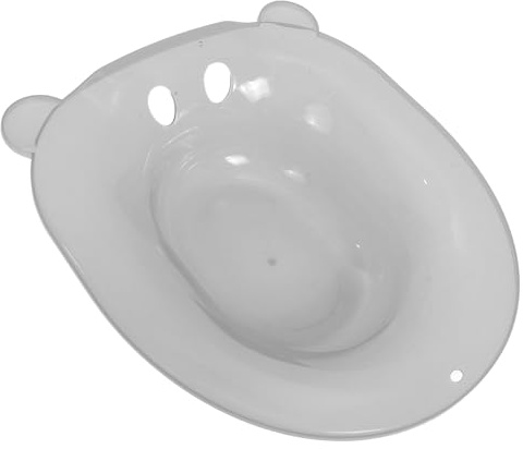 Holibanna Sitzbadewanne und Glatter Oberfläche aus Kunststoff mit Großem Fassungsvermögen für Postpartum Pflege von Frauen zu Hause