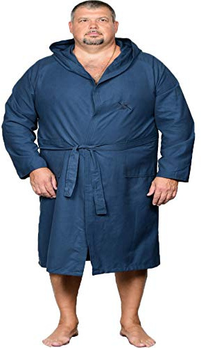 MAXFORT Taglie Forti Uomo Donna Accappatoio Vestaglia Microfibra Oversize