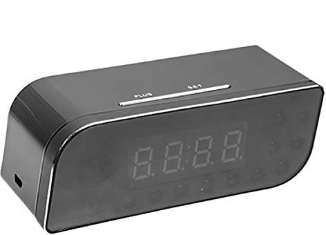 SnoopTech Mini Hidden Covert Camera Supports IP Signal With Digital Clock