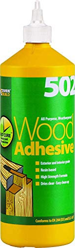 2 X Everbuild EVBWOOD1 Wood Adhesive 1L