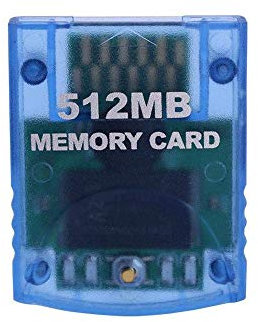 RUITROLIKER Carte mémoire Clair Bleu 512M Memory Card Haute Vitesse avec Gamecube Wii NGC