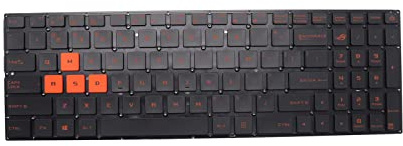 Tastatur für ASUS ROG Strix GL702VT GL702VS GL702VM GL702 GL702ZC Laptop mit Hintergrundbeleuchtung US