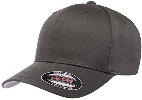Flexfit Herren Men's Athletic Baseball Fitted Cap Verschluss, grau dunkel, XL-XXL