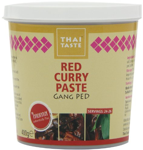 Thai Taste Red Curry Paste in Tub (400g)