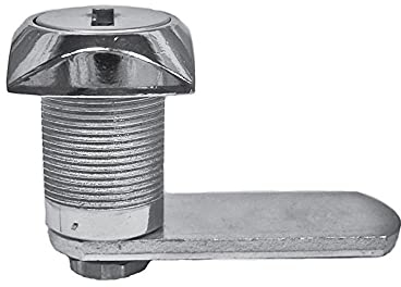 Euro-Locks Hebelzylinder X 43 für Spinde und Stahlschränke - inkl. 2 Schlüssel - 24 mm Durchmesser